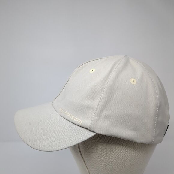 REI Cooperative Strapback Hat Tan One Size Adjustable Solid 6 Panel - Picture 3 of 8